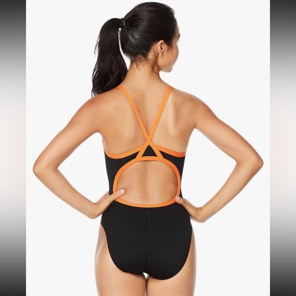 Speedo Women's  One Piece Endurance+ Flyback Solid Adult Team Colors NWT 26 - Picture 2 of 6